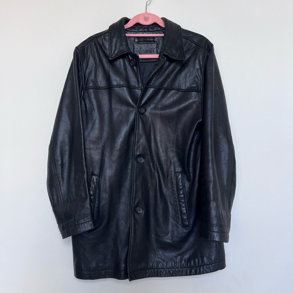BRANDINI black leather jacket